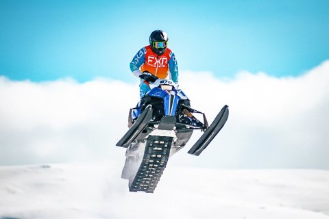 Íslandsmeistaramótið í snjókrossi - fjórða og síðasta keppnin á Akureyri. Mynd: Katla Mjöll Gestsdóttir