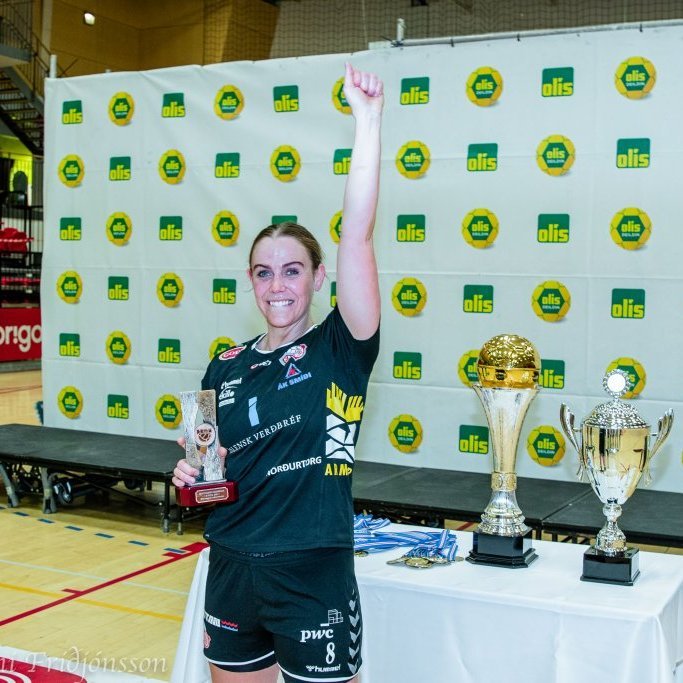 Martha Hermannsdóttir fékk viðurkenningu fyrir að vera mikilvægasti leikmaður úrslitakeppninnar.