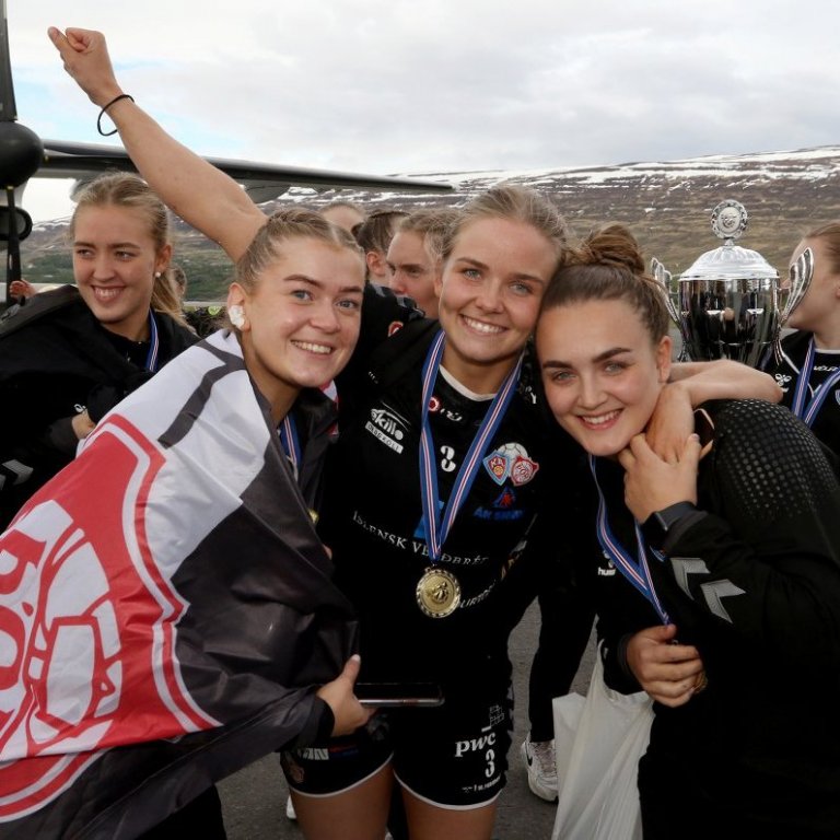 Anna Mary Jónsdóttir, Aldís Ásta Heimisdóttir og Anna Þyrí Halldórsdóttir.