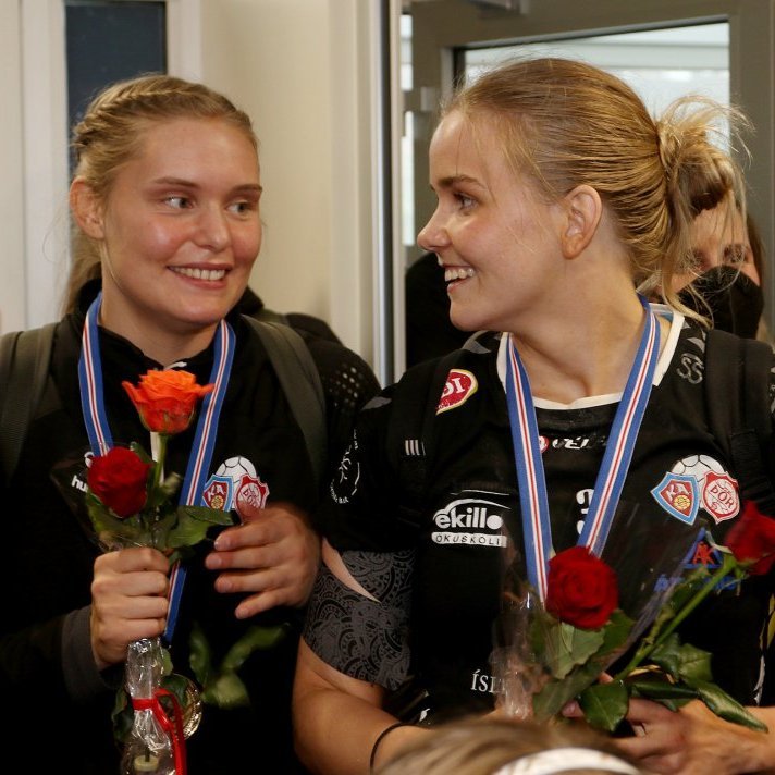 Sunna Guðrún Pétursdóttir og Aldís Ásta Heimisdóttir.