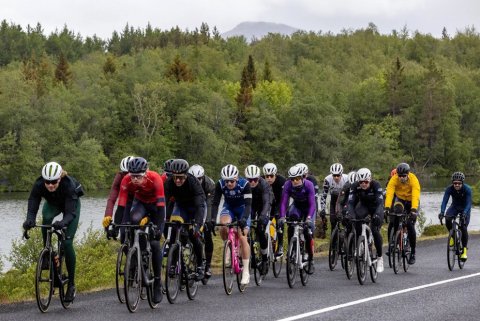 Íslandsmót í götuhjólreiðum við Mývatn - Ljósmynd: Ármann Hinrik