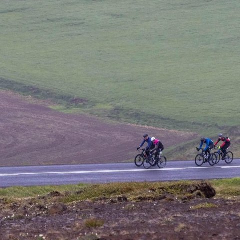 Íslandsmót í götuhjólreiðum við Mývatn - Ljósmynd: Ármann Hinrik