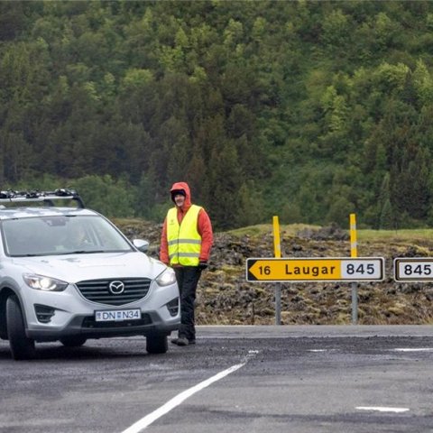 Íslandsmót í götuhjólreiðum við Mývatn - Ljósmynd: Ármann Hinrik