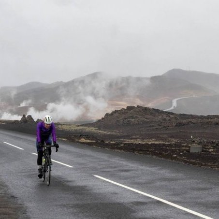 Íslandsmót í götuhjólreiðum við Mývatn - Ljósmynd: Ármann Hinrik