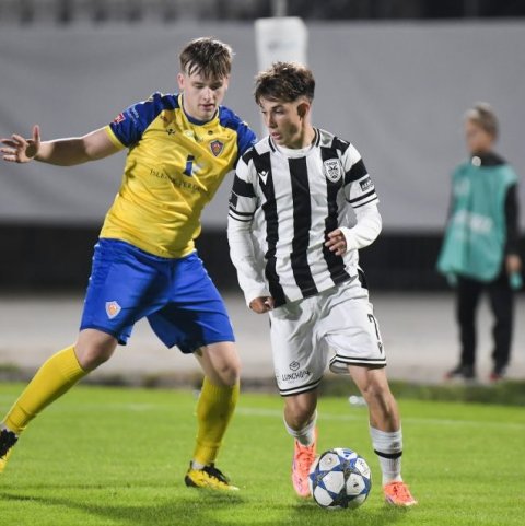 PAOK - KA 2:0, seinni leikur í 2. umferð Evrópudeild ungmenna 5. nóvember 2025.