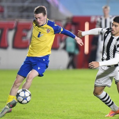 PAOK - KA 2:0, seinni leikur í 2. umferð Evrópudeild ungmenna 5. nóvember 2025.