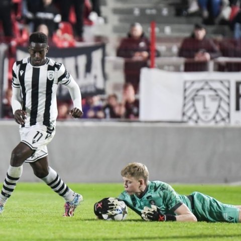 PAOK - KA 2:0, seinni leikur í 2. umferð Evrópudeild ungmenna 5. nóvember 2025.