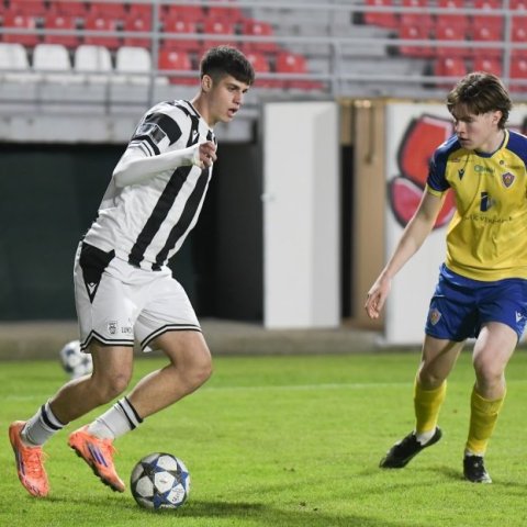 PAOK - KA 2:0, seinni leikur í 2. umferð Evrópudeild ungmenna 5. nóvember 2025.