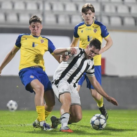 PAOK - KA 2:0, seinni leikur í 2. umferð Evrópudeild ungmenna 5. nóvember 2025.