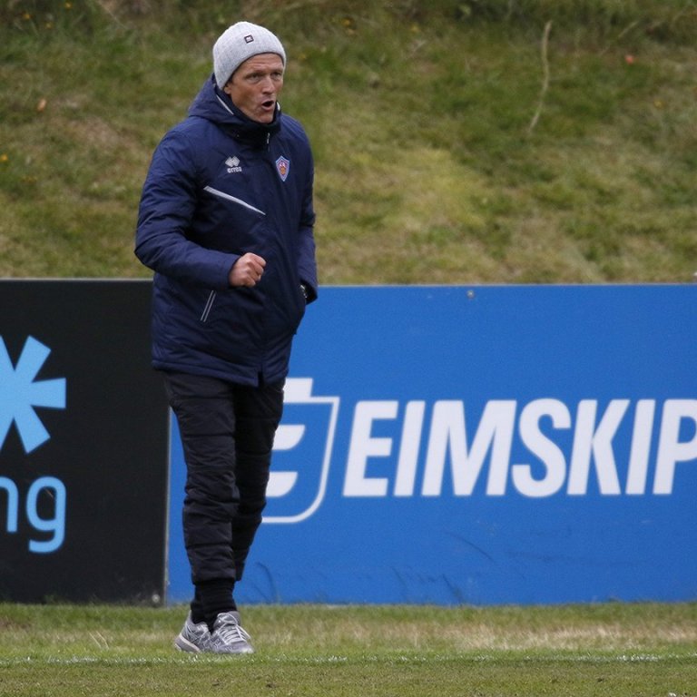 KA - Grótta 1:0 í 7. umferð Pepsi Max deildarinnar, 18. júlí 2020. Arnar Grétarsson stýrir KA-liðinu í fyrsta skipti, eftir af Óli Stefán Flóventsson lét af störfum. Ljósmynd: Skapti Hallgrímsson