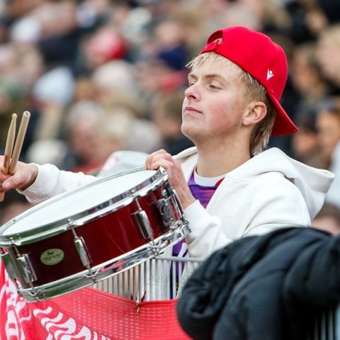 Þór - KA 0:1, í 5. umferð Bestu deildarinnar í knattspyrnu. Mögnuð stemning löngu fyrir leik og hart var barist í fyrstu rimmu Akureyrarfélaganna í efstu deild í 24 ár. Mynd: Rakel Hinriksdóttir