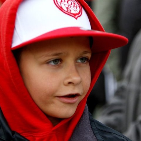 Þór - KA 0:1, í 5. umferð Bestu deildarinnar í knattspyrnu. Mögnuð stemning löngu fyrir leik og hart var barist í fyrstu rimmu Akureyrarfélaganna í efstu deild í 24 ár. Mynd: Rakel Hinriksdóttir