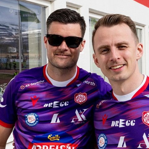 Þór - KA 0:1, í 5. umferð Bestu deildarinnar í knattspyrnu. Mögnuð stemning löngu fyrir leik og hart var barist í fyrstu rimmu Akureyrarfélaganna í efstu deild í 24 ár. Mynd: Ármann Hinrik