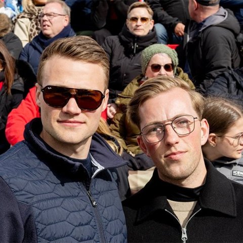 Þór - KA 0:1, í 5. umferð Bestu deildarinnar í knattspyrnu. Mögnuð stemning löngu fyrir leik og hart var barist í fyrstu rimmu Akureyrarfélaganna í efstu deild í 24 ár. Mynd: Ármann Hinrik