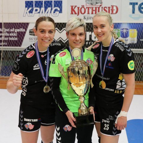 Martha Hermannsdóttir, Matea Lonac og Rut Jónsdóttir.