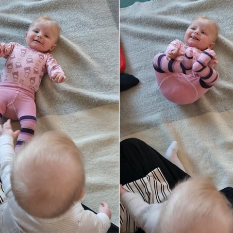 Krútttónó í Tónlistarskólanum á Akureyri; tónlistarstund nokkurra mánaða barna með foreldrum sínum undir stjórn Sigrúnar Mögnu Þórsteinsdóttur. Mynd: Skapti Hallgrímsson
