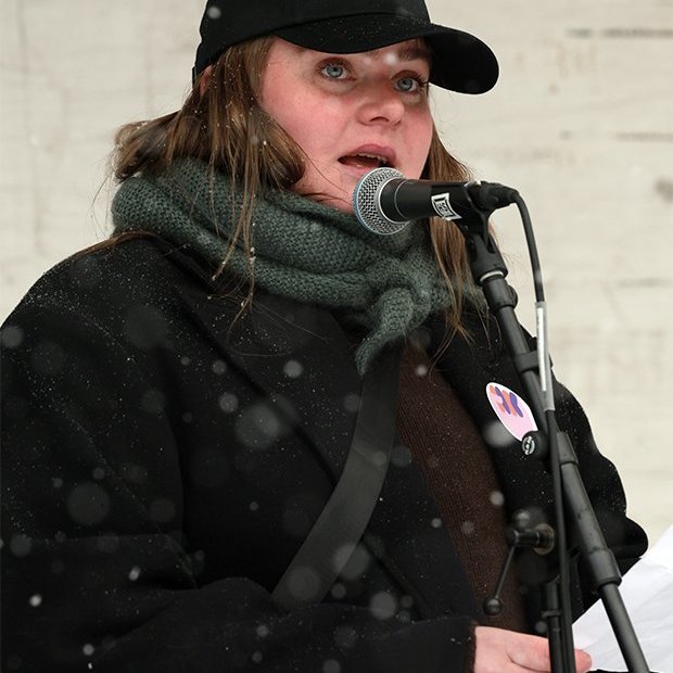 Kvennafrídagurinn 2025. Baráttu- og samstöðufundi á Ráðhústorgi á Akureyri. Mynd: Skapti Hallgrímsson