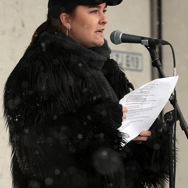 Kvennafrídagurinn 2025. Baráttu- og samstöðufundi á Ráðhústorgi á Akureyri. Mynd: Skapti Hallgrímsson