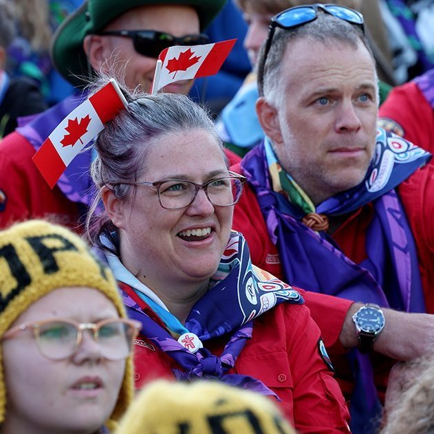 Landsmót skáta 2026 að Hömrum á Akureyri - setningarathöfn mánudagskvöldið 20. júlí. Mynd: Skapti Hallgrímsson