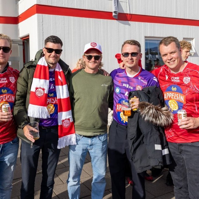 Besta deildin, KA-Þór 0:0, fyrsti leikur á nýjum gervigrasvelli KA. Mynd: Ármann Hinrik