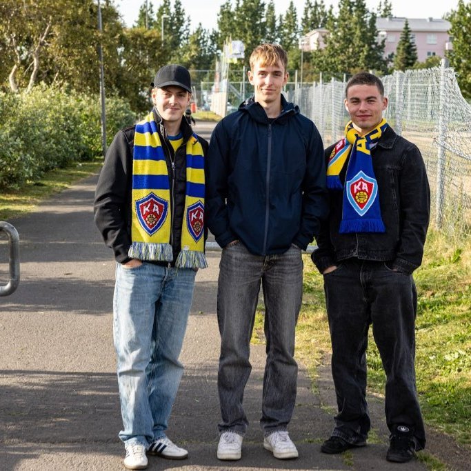 Besta deildin, KA-Þór 0:0, fyrsti leikur á nýjum gervigrasvelli KA. Mynd: Ármann Hinrik