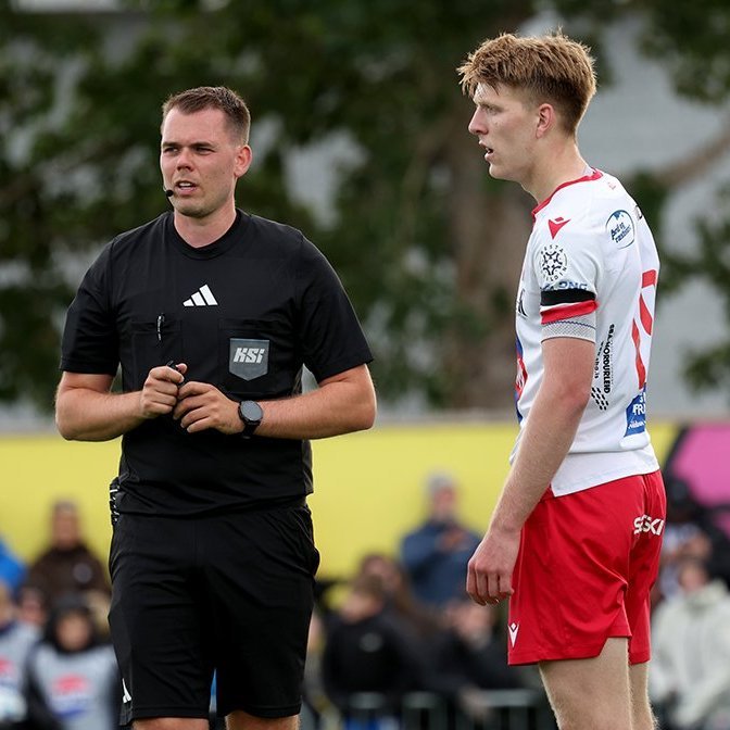Besta deildin, KA-Þór 0:0, fyrsti leikur á nýjum gervigrasvelli KA. Mynd: Skapti Hallgrímsson