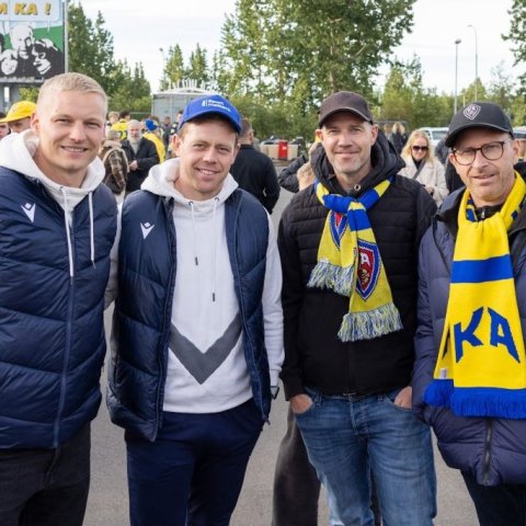 Besta deildin, KA-Þór 0:0, fyrsti leikur á nýjum gervigrasvelli KA. Mynd: Ármann Hinrik