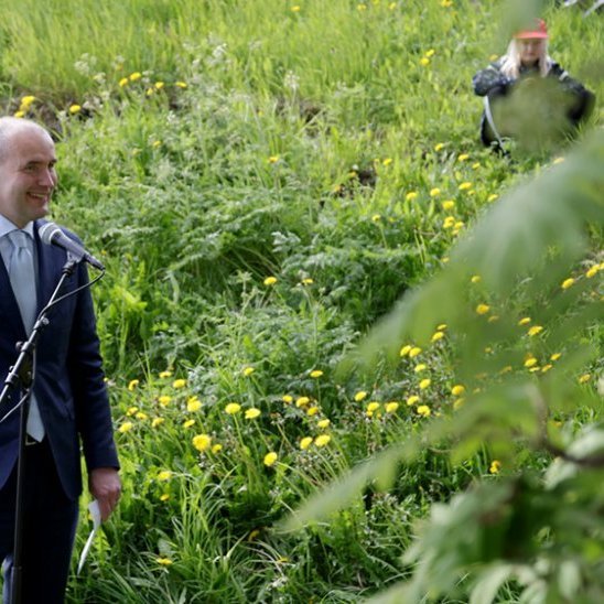 Guðni Th. Jóhannesson, forseti Íslands, flytur ávarp