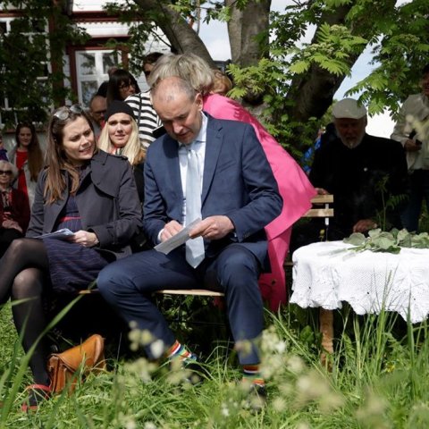 Katrín Jakobsdóttir, forsætisráðherra, og Guðni Th. Jóhannesson, forseti Íslands.