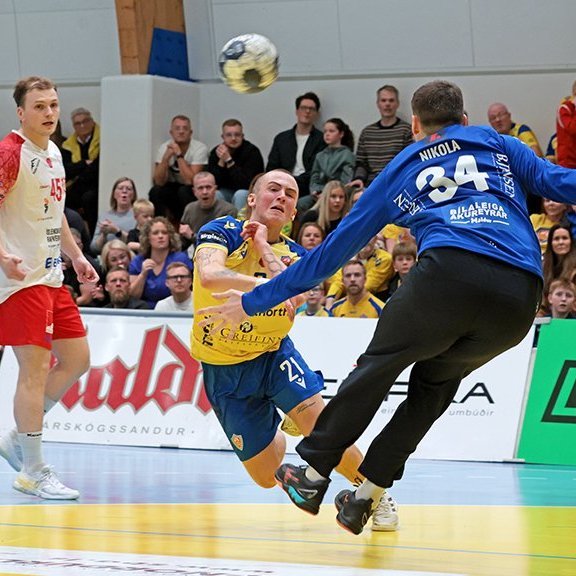 KA - Þór 32:28 í KA-heimilinu, Olís deildin - efsta deild Íslandsmótsins í handbolta. Mynd: Skapti Hallgrímsson