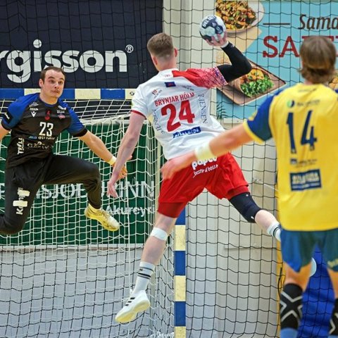 KA - Þór 32:28 í KA-heimilinu, Olís deildin - efsta deild Íslandsmótsins í handbolta. Mynd: Skapti Hallgrímsson