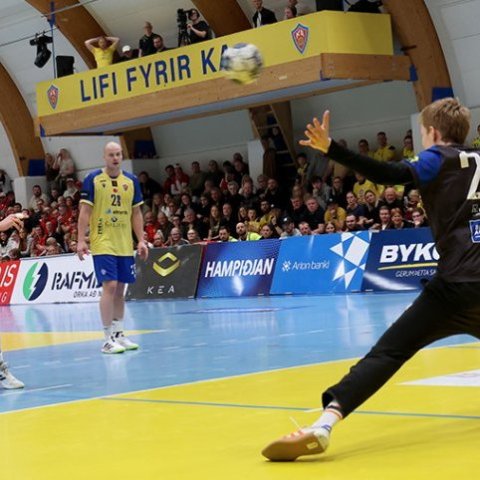 KA - Þór 32:28 í KA-heimilinu, Olís deildin - efsta deild Íslandsmótsins í handbolta. Mynd: Skapti Hallgrímsson