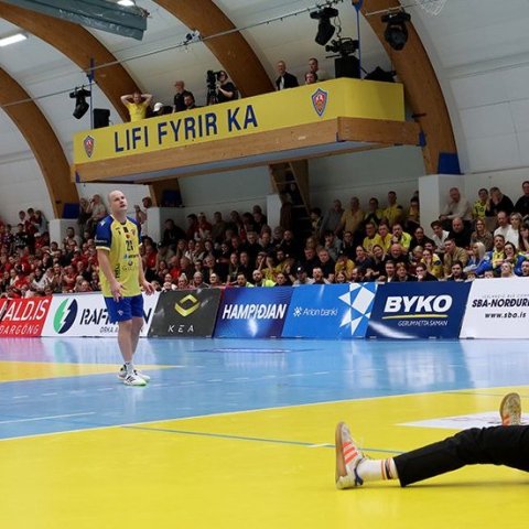 KA - Þór 32:28 í KA-heimilinu, Olís deildin - efsta deild Íslandsmótsins í handbolta. Mynd: Skapti Hallgrímsson