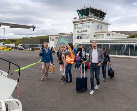 Lagt af stað út í heim! Ljósmynd: Þórhallur Jónsson
