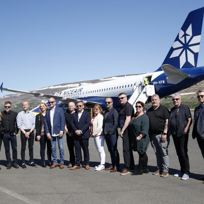 Hluthafar Niceair eða fulltrúar þeirra. Ljósmynd: Skapti Hallgrímsson