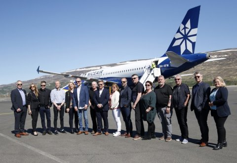 Hluthafar Niceair eða fulltrúar þeirra. Ljósmynd: Skapti Hallgrímsson