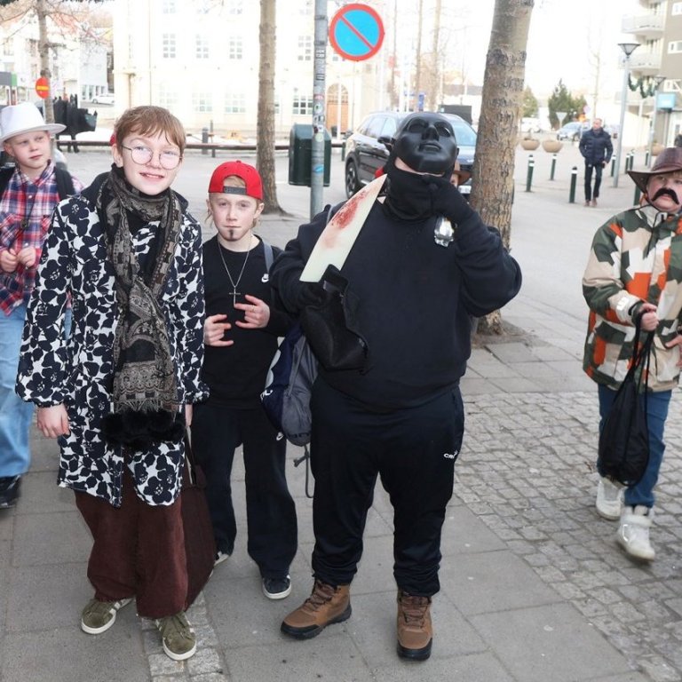 Öskudagur 2026 á Akureyri. Mynd: Þorgeir Baldursson