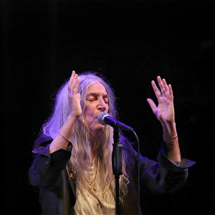 Patti Smith í Hofi. Mynd: Skapti Hallgrímsson