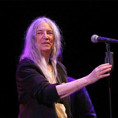 Patti Smith í Hofi. Mynd: Skapti Hallgrímsson