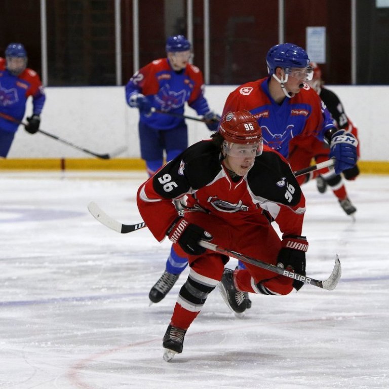 19. mars 2021 - SA Víkingar vinna Skautafélag Reykjavíkur 8:3 í Skautahöllinni á Akureyri og tryggja sér þar með deildarmeistaratitilinn þrátt fyrir að eiga þrjá leiki eftir. SA hefur unnið átta af níu leikjum vetrarins. Ljósmynd: Skapti Hallgrímsson.
