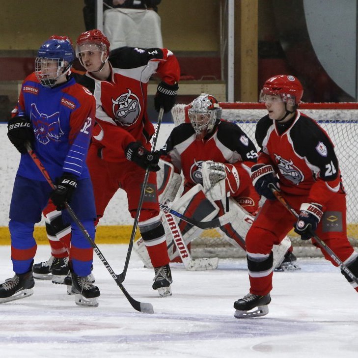 19. mars 2021 - SA Víkingar vinna Skautafélag Reykjavíkur 8:3 í Skautahöllinni á Akureyri og tryggja sér þar með deildarmeistaratitilinn þrátt fyrir að eiga þrjá leiki eftir. SA hefur unnið átta af níu leikjum vetrarins. Ljósmynd: Skapti Hallgrímsson.