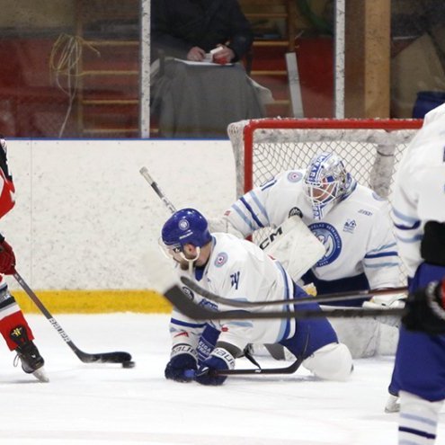 SA Víkingar Íslandsmeistarar í íshokkí 2025. Þetta er 24. Íslandsmeistaratitill Skautafélags Akureyrar í karlaflokki. Mynd: Rakel Hinriksdóttir