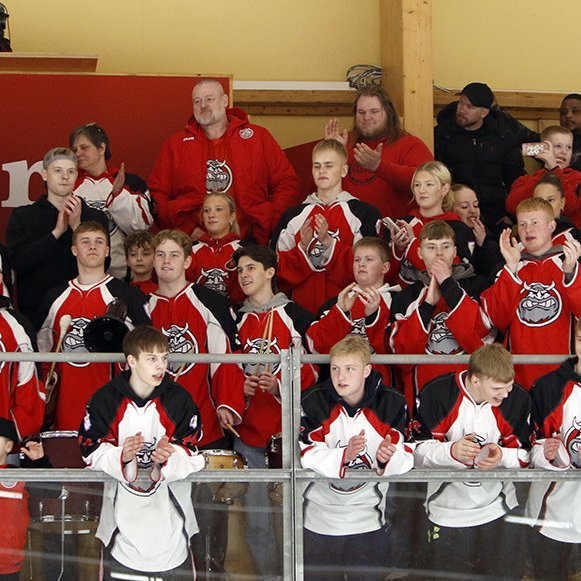 SA Víkingar Íslandsmeistarar í íshokkí 2025. Þetta er 24. Íslandsmeistaratitill Skautafélags Akureyrar í karlaflokki. Mynd: Rakel Hinriksdóttir