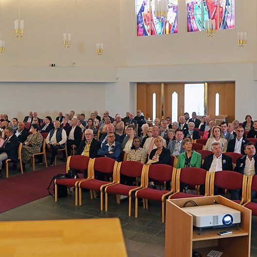 Sjómannadagur 2025. Sjómannadagsguðþjónusta í Glerárkirkju. Mynd: Þorgeir Baldursson