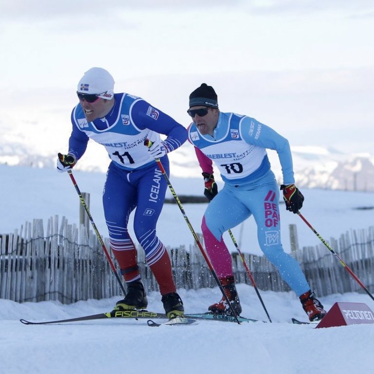 Snorri Einarsson (11), Phillip Bellingham (10) og Dagur Benediktsson (12).
