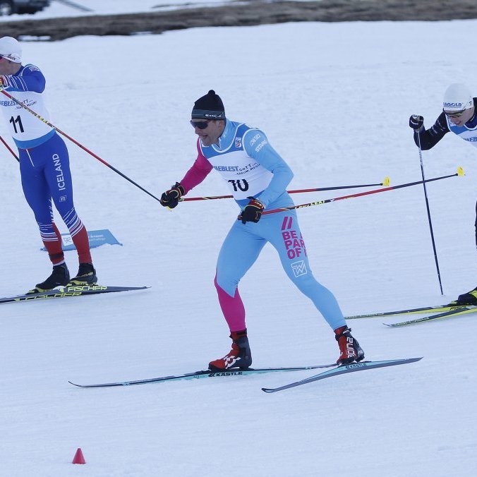 Markið nálgast - Phillip Bellingham (10), Snorri Einarsson (11)  og Dagur Benediktsson (12).