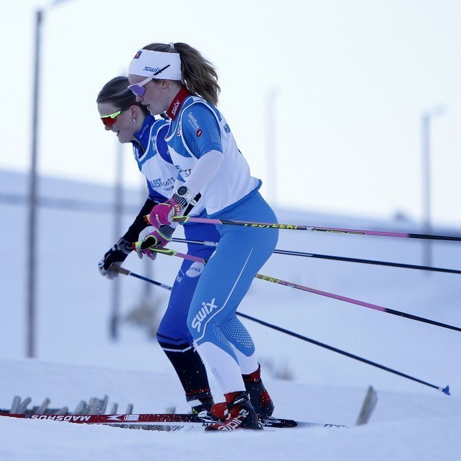 Linda Rós Hannesdóttir, Ísafirði, og Gígja Björnsdóttir, Akureyri.