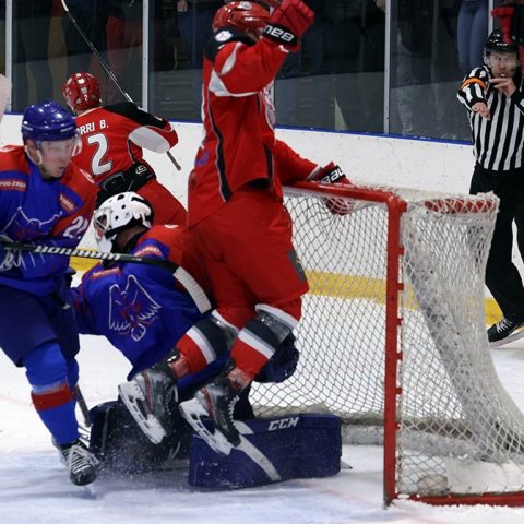 1:0 - Orri Blöndal sendir fyrir markið og Hafþór Andri Sigrúnarson skorar. Ljósmynd: Skapti Hallgrímsson