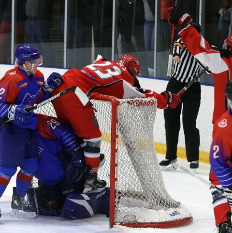 1:0 - Orri Blöndal sendir fyrir markið og Hafþór Andri Sigrúnarson skorar. Ljósmynd: Skapti Hallgrímsson