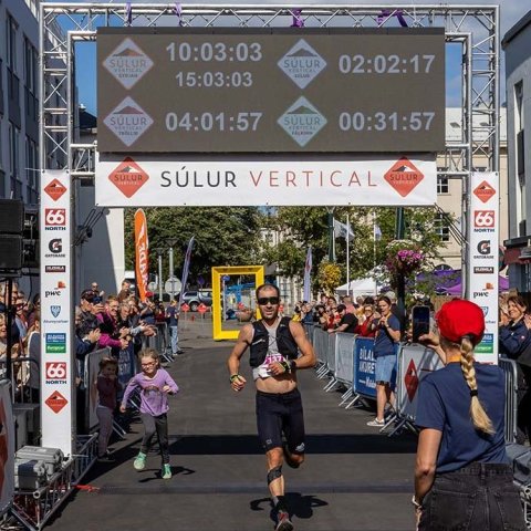 Súlur vertical fjallahlaupið, laugardaginn 2. ágúst 2025. Mynd: Axel Darri Þórhallsson